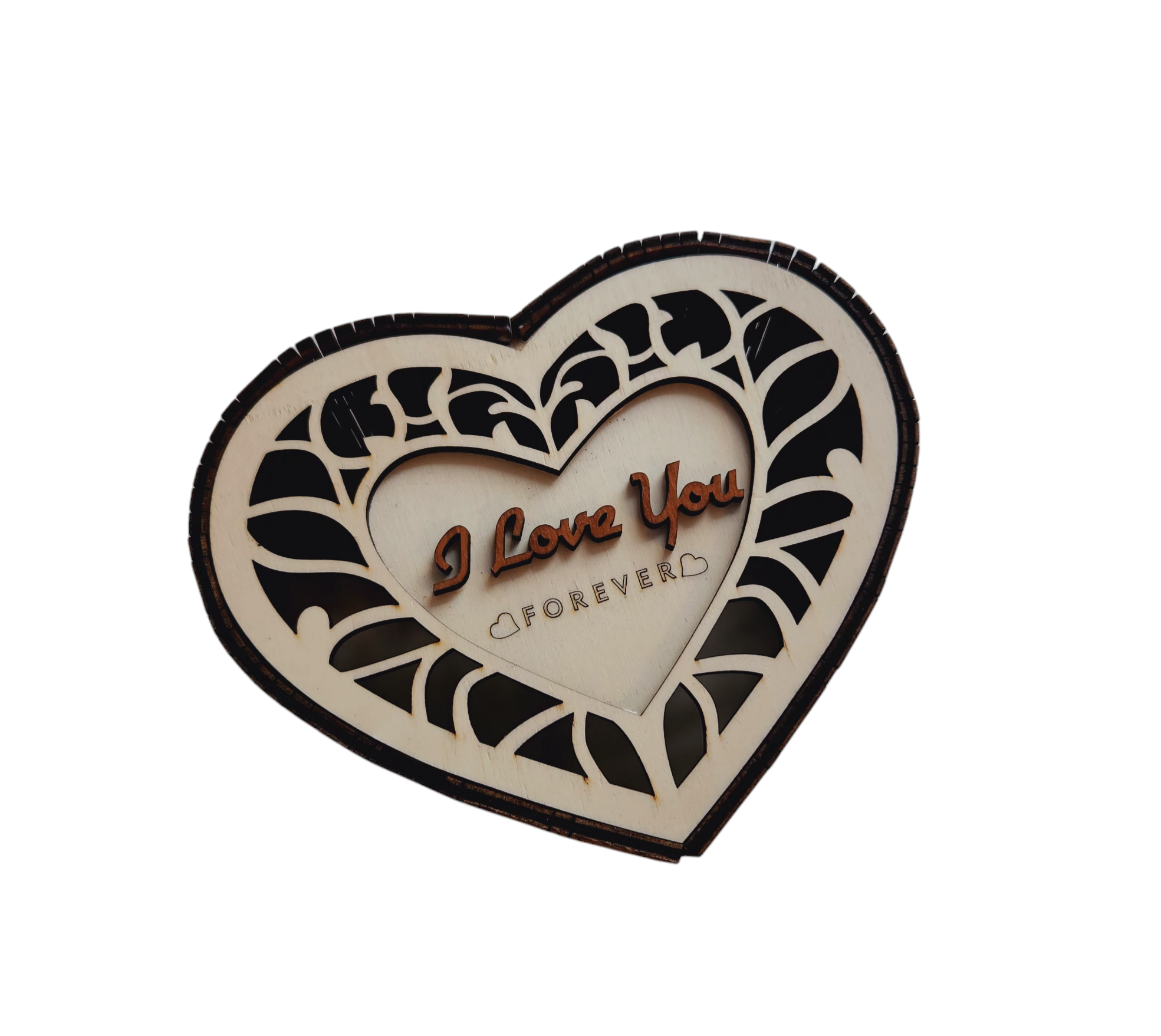 Design Holzschatulle - Herzschlag – Bild 3