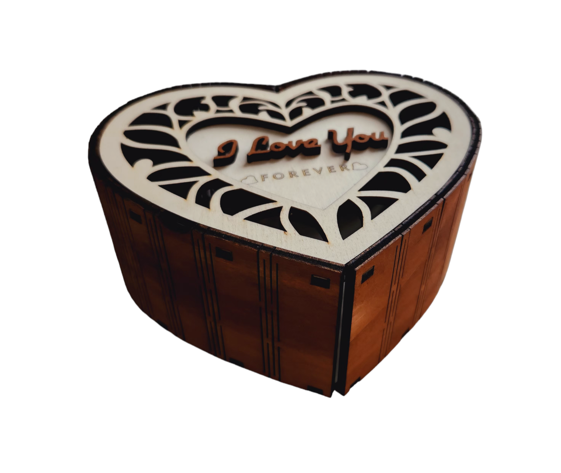 Design Holzschatulle - Herzschlag – Bild 2
