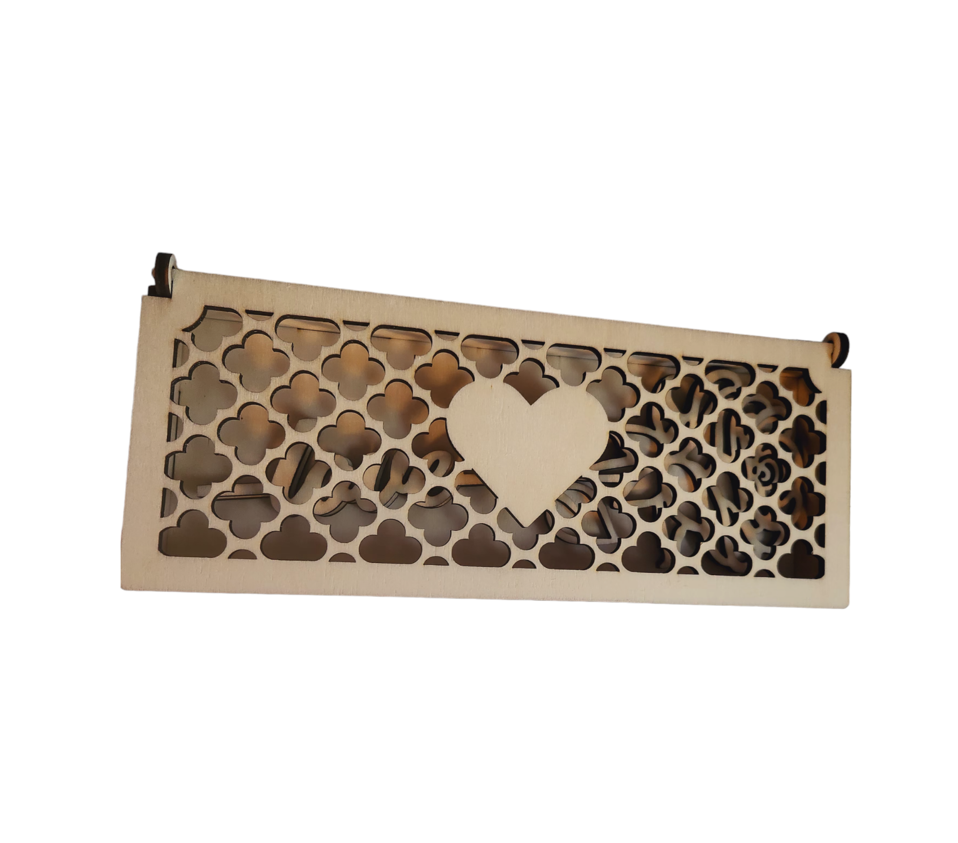 Liebesblüte - Holzdesign mit Rose – Bild 2