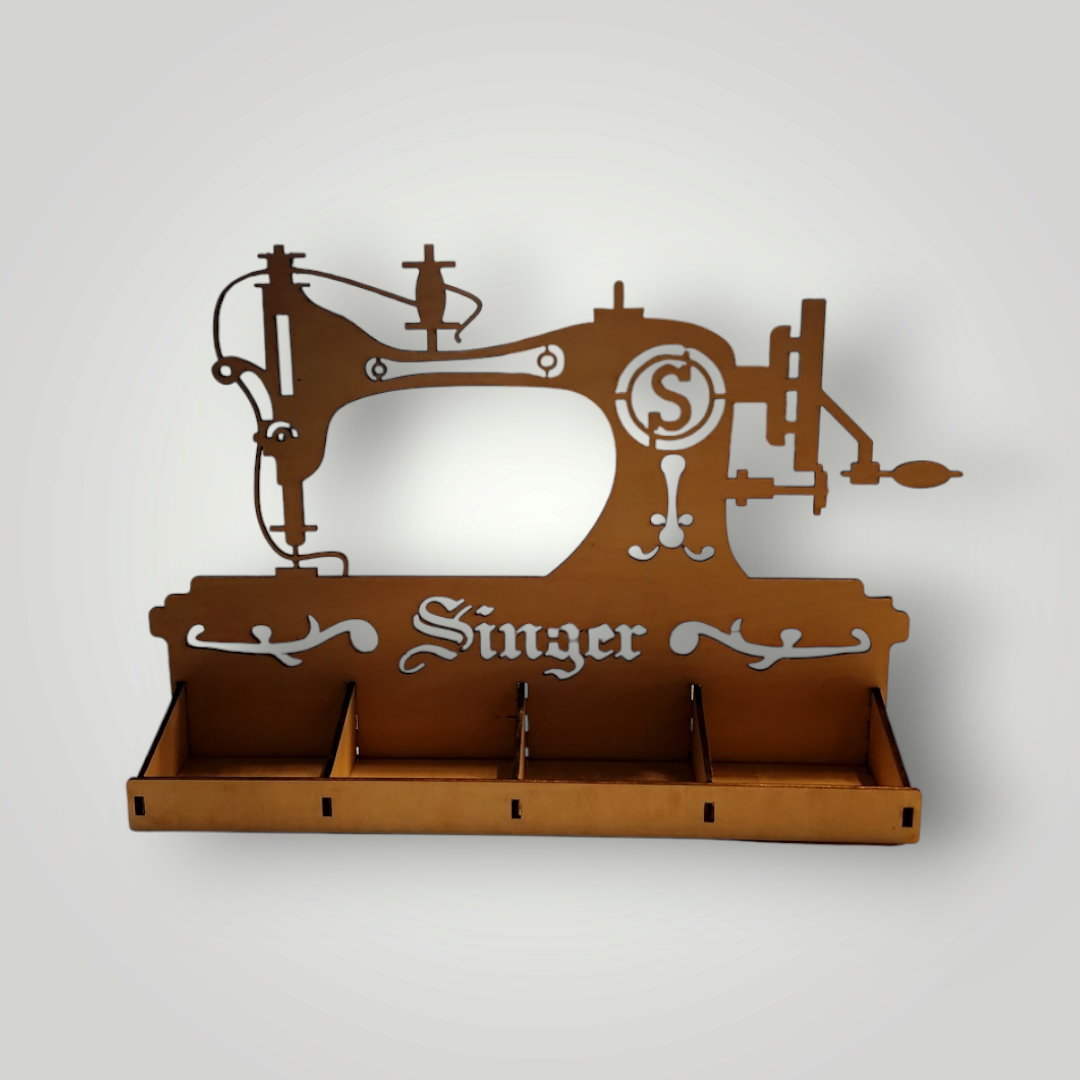 Design Holz-Organizer für Nähzubehör