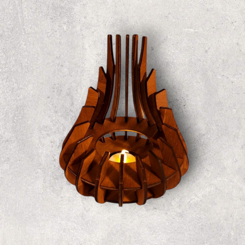 Holz Teelichter