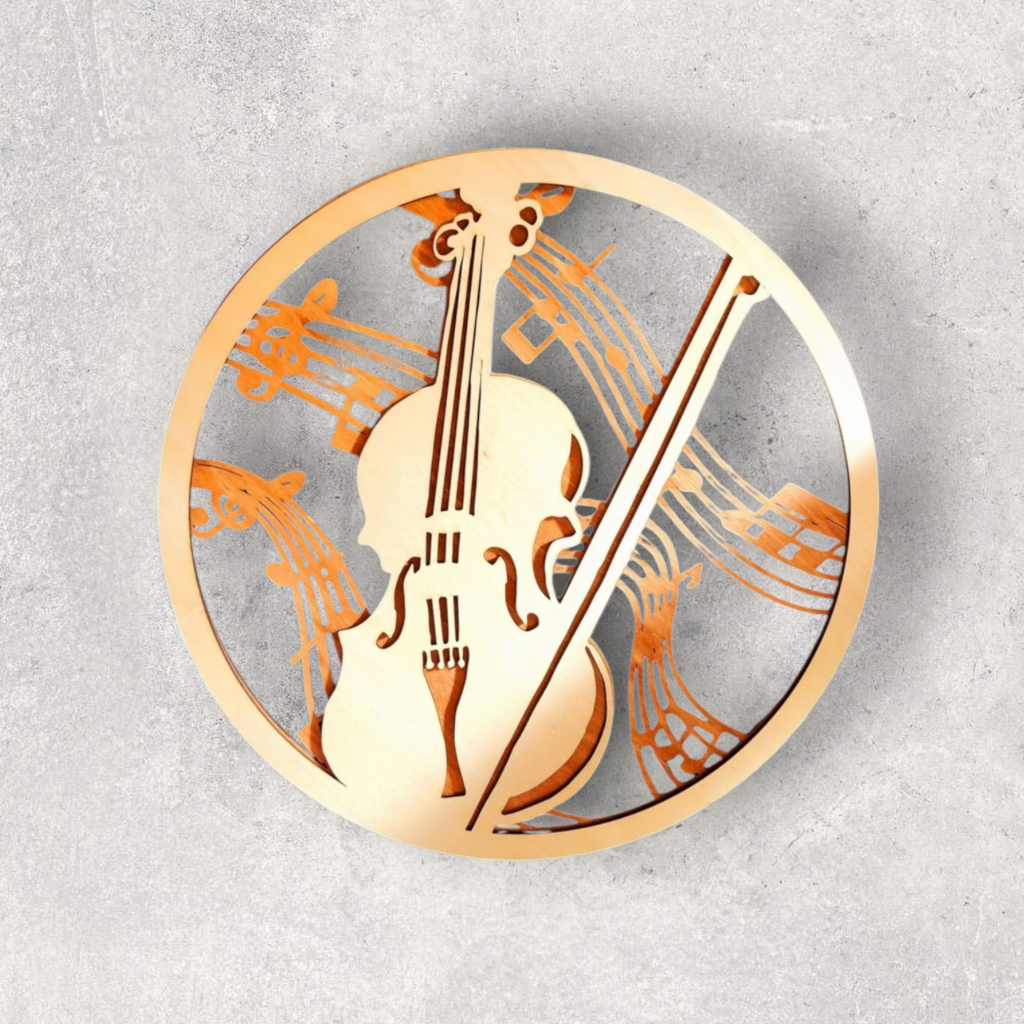 Design Wanddekor - Violine